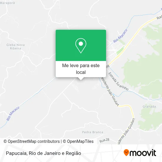 Papucaia mapa