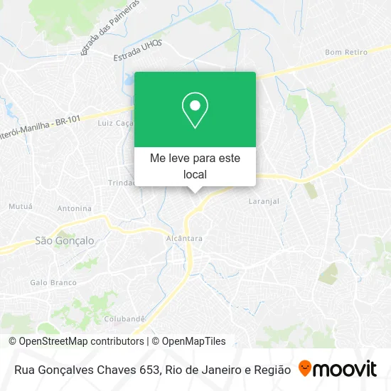 Rua Gonçalves Chaves 653 mapa