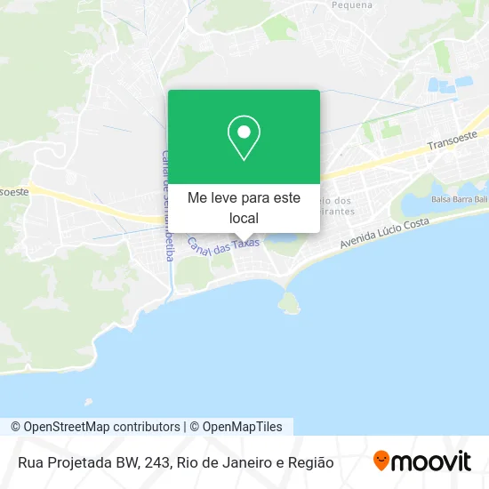 Rua Projetada BW, 243 mapa