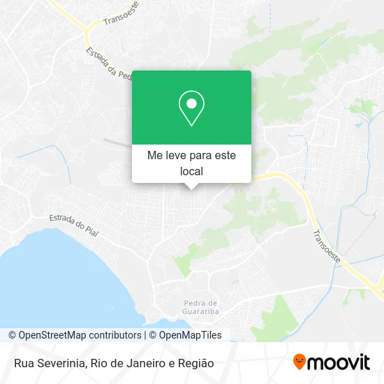 Rua Severinia mapa