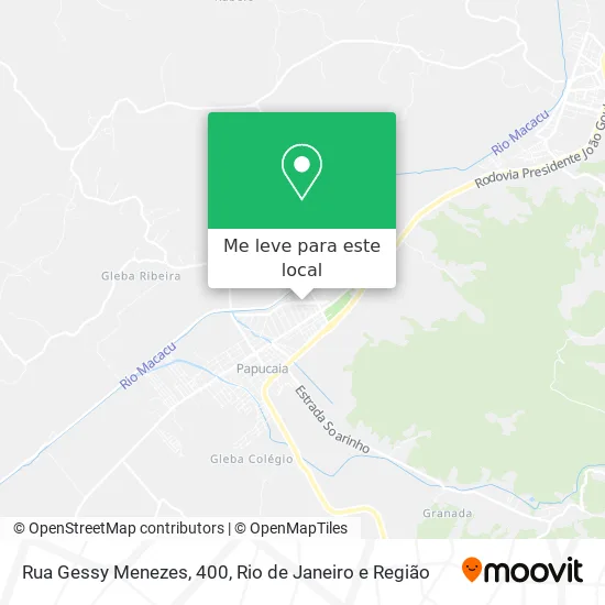 Rua Gessy Menezes, 400 mapa