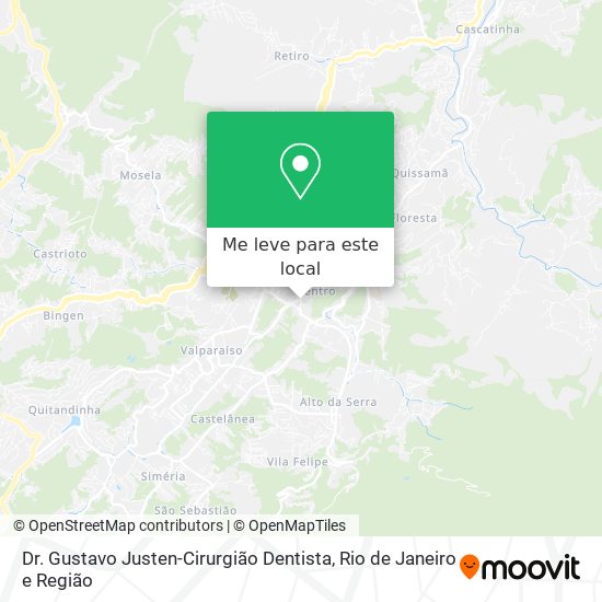 Dr. Gustavo Justen-Cirurgião Dentista mapa