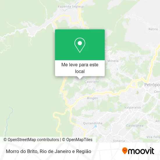 Morro do Brito mapa