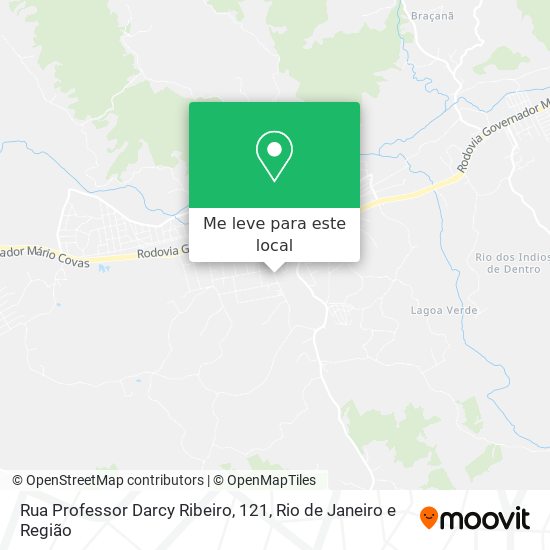 Rua Professor Darcy Ribeiro, 121 mapa