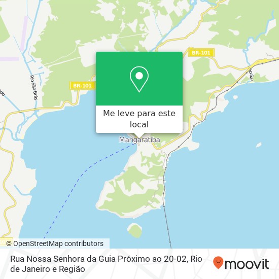 Rua Nossa Senhora da Guia Próximo ao 20-02 mapa