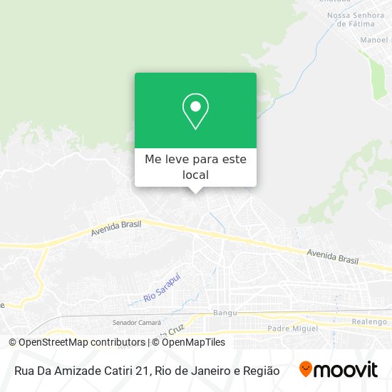 Rua Da Amizade Catiri 21 mapa