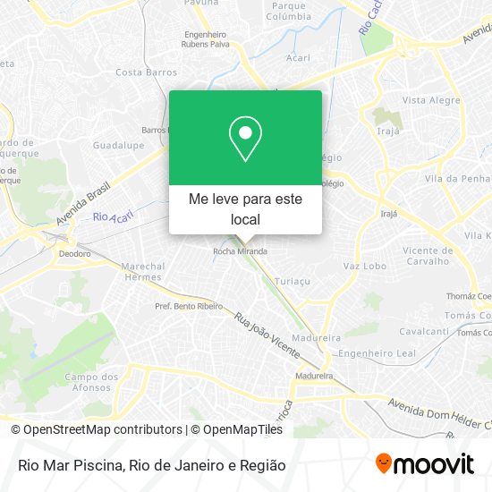 Rio Mar Piscina mapa