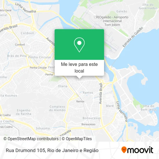 Rua Drumond 105 mapa
