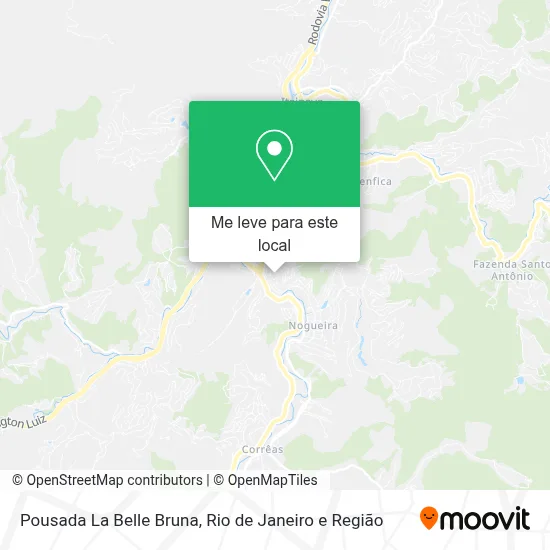Pousada La Belle Bruna mapa