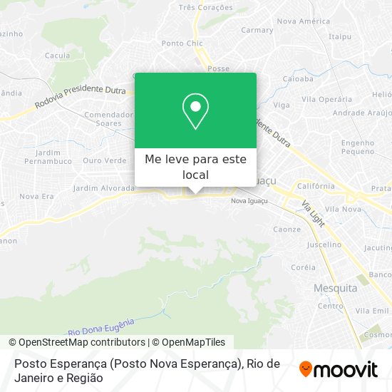 Posto Esperança (Posto Nova Esperança) mapa