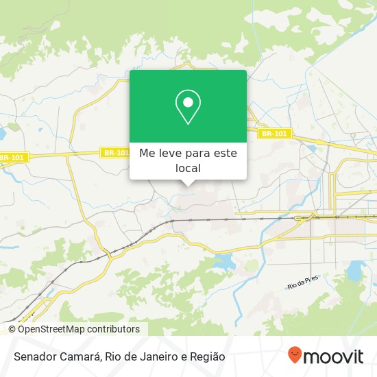 Senador Camará mapa