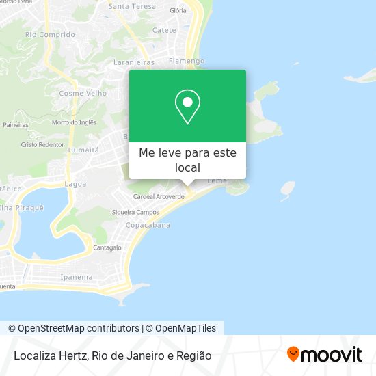 Localiza Hertz mapa