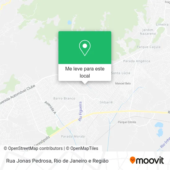 Rua Jonas Pedrosa mapa