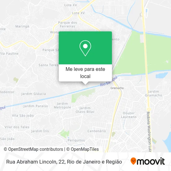 Rua Abraham Lincoln, 22 mapa
