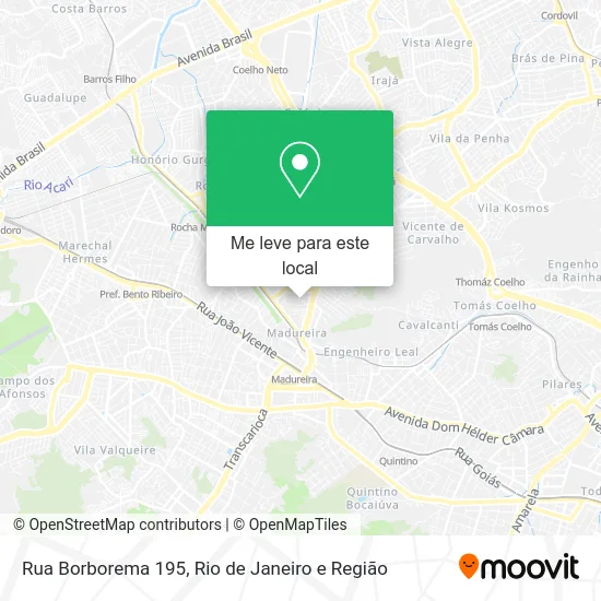 Rua Borborema 195 mapa