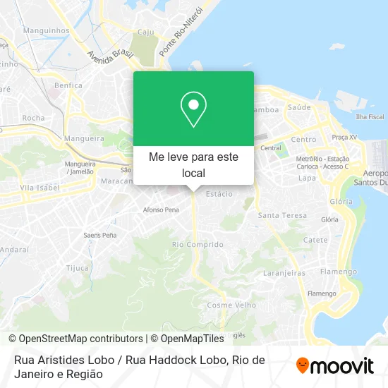 Rua Aristides Lobo / Rua Haddock Lobo mapa
