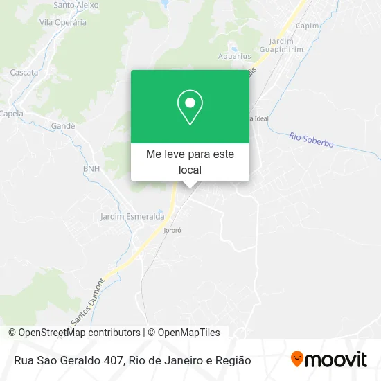Rua Sao Geraldo 407 mapa