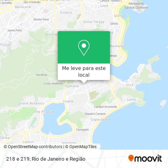 218 e 219 mapa