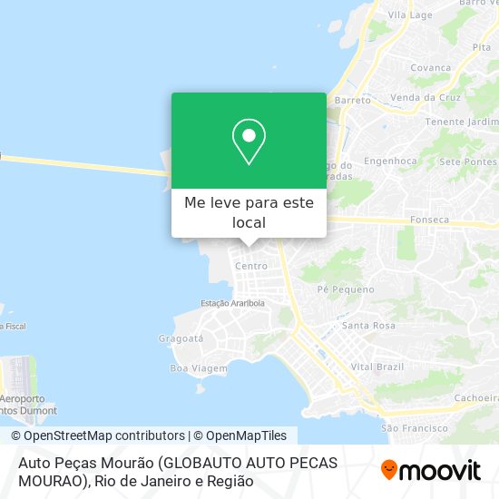 Auto Peças Mourão (GLOBAUTO AUTO PECAS MOURAO) mapa