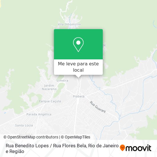 Rua Benedito Lopes / Rua Flores Bela mapa