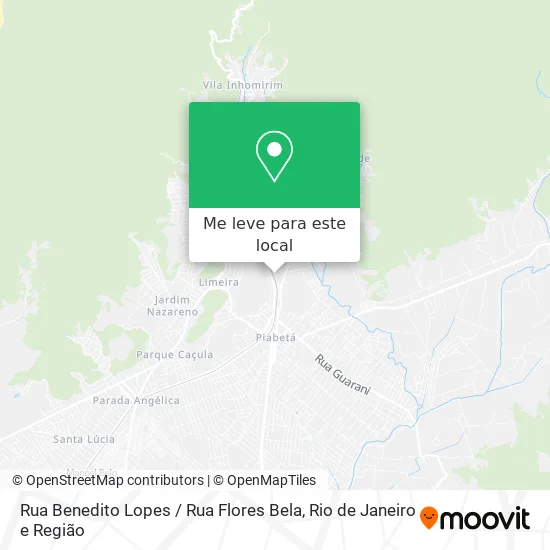 Rua Benedito Lopes / Rua Flores Bela mapa