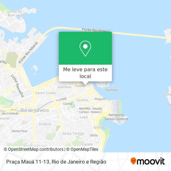 Praça Mauá 11-13 mapa