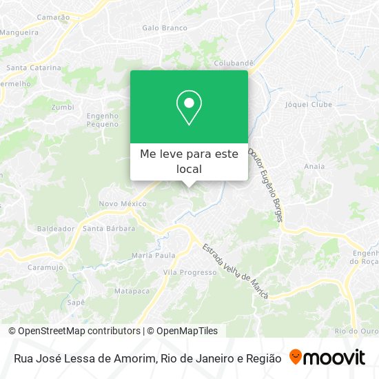 Rua José Lessa de Amorim mapa