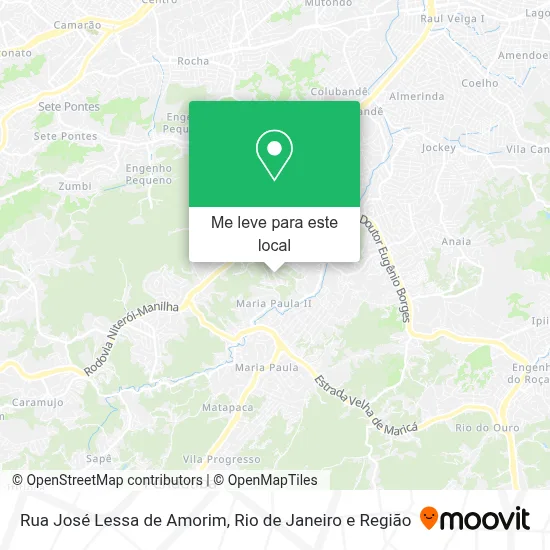 Rua José Lessa de Amorim mapa