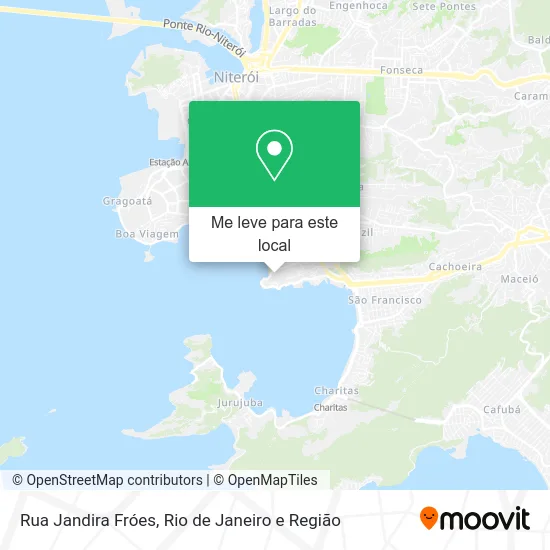 Rua Jandira Fróes mapa