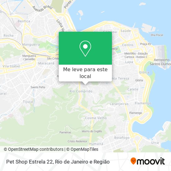 Pet Shop Estrela 22 mapa