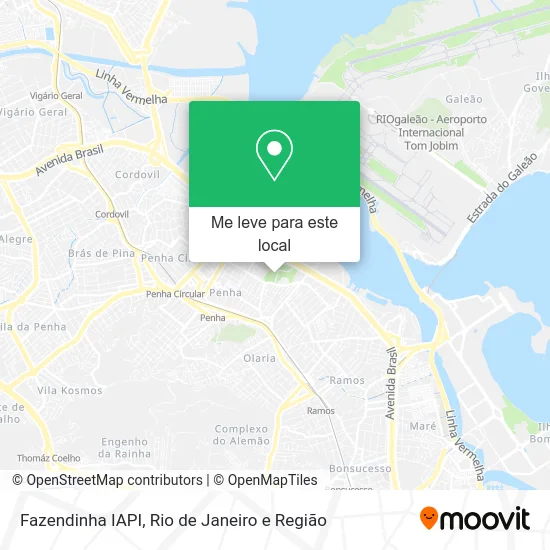 Fazendinha IAPI mapa