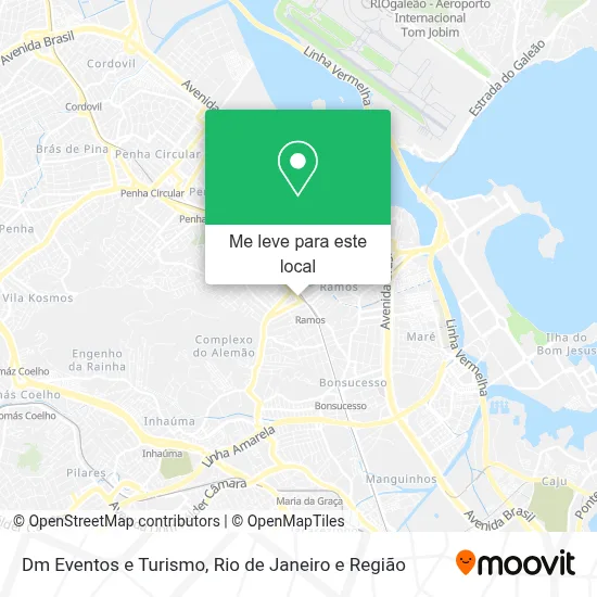 Dm Eventos e Turismo mapa