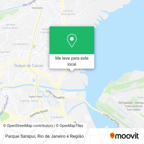 Parque Sarapuí mapa