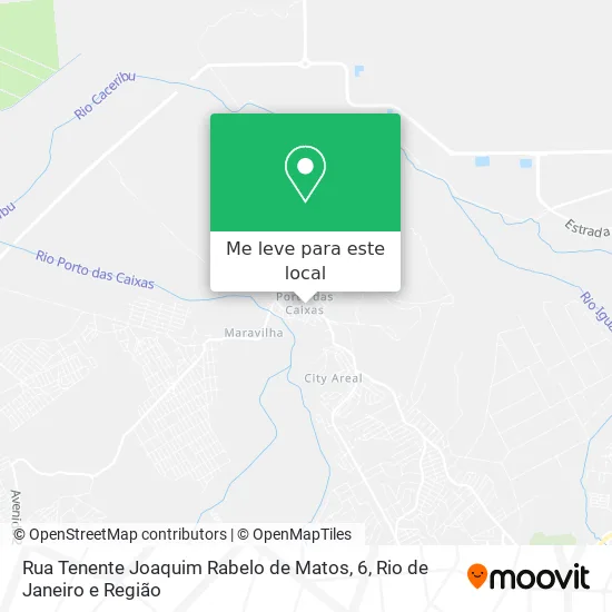 Rua Tenente Joaquim Rabelo de Matos, 6 mapa