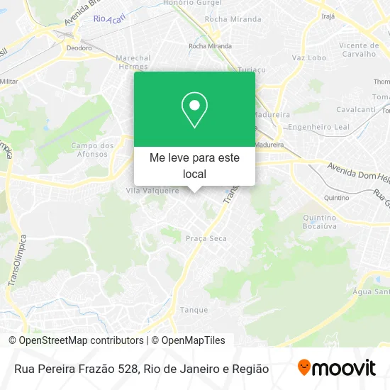 Rua Pereira Frazão 528 mapa