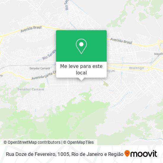 Rua Doze de Fevereiro, 1005 mapa