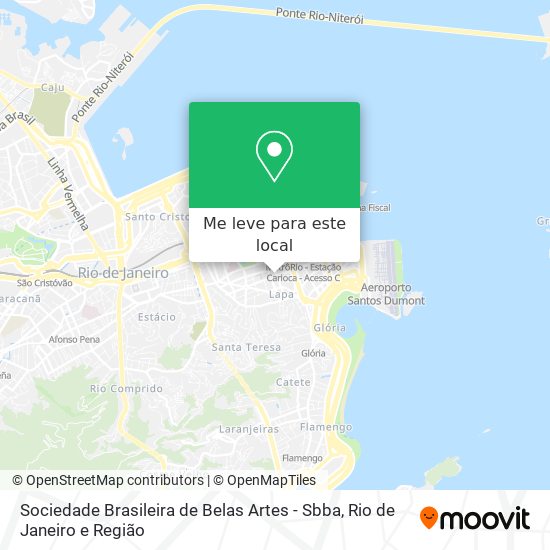 Sociedade Brasileira de Belas Artes - Sbba mapa