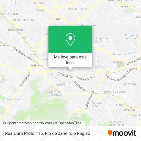 Rua Ouro Preto 115 mapa