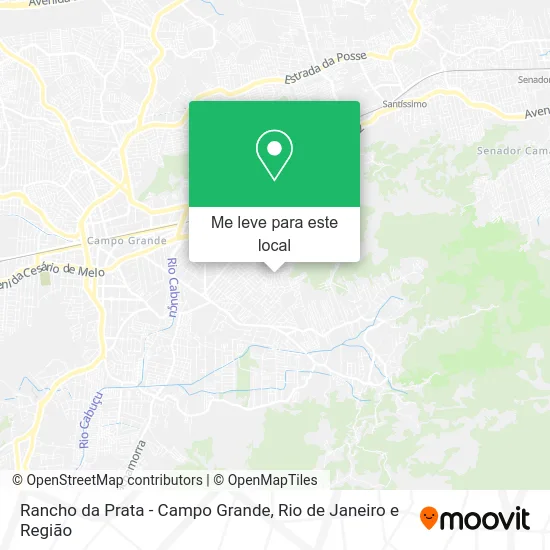 Rancho da Prata - Campo Grande mapa