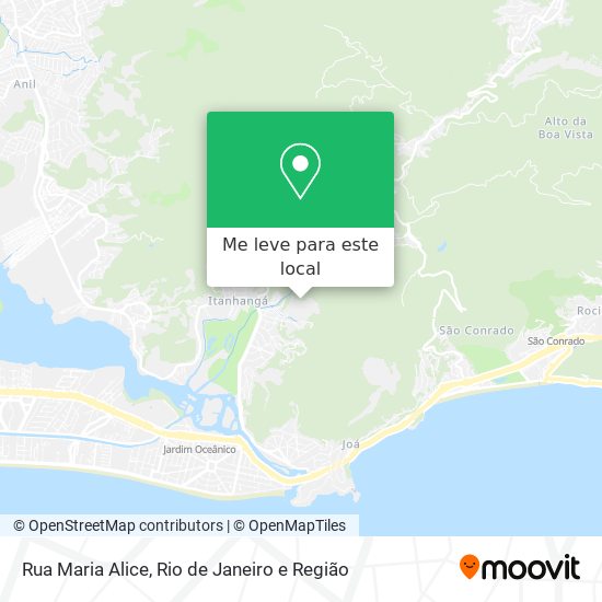 Rua Maria Alice mapa