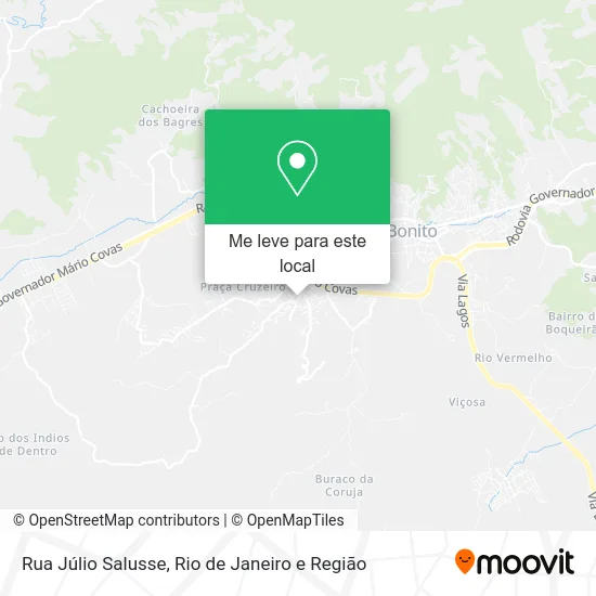 Rua Júlio Salusse mapa