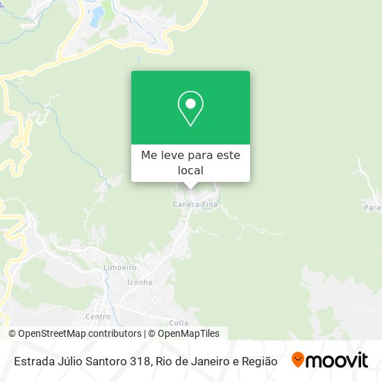 Estrada Júlio Santoro 318 mapa
