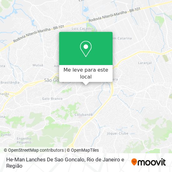 He-Man Lanches De Sao Goncalo mapa