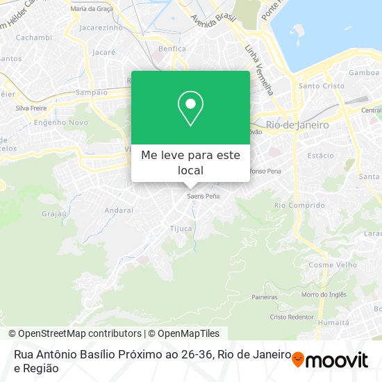 Rua Antônio Basílio Próximo ao 26-36 mapa