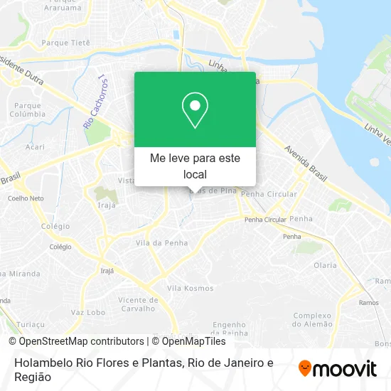 Holambelo Rio Flores e Plantas mapa