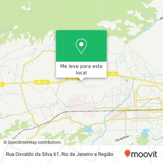 Rua Osvaldo da Silva 61 mapa