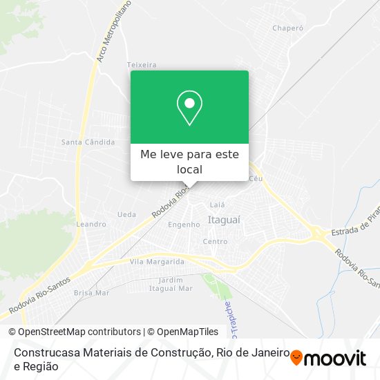 Construcasa Materiais de Construção mapa