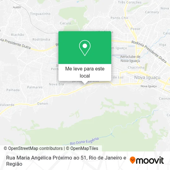 Rua Maria Angélica Próximo ao 51 mapa