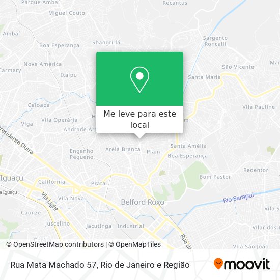 Rua Mata Machado 57 mapa