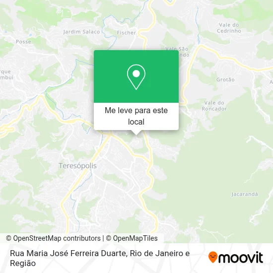 Rua Maria José Ferreira Duarte mapa
